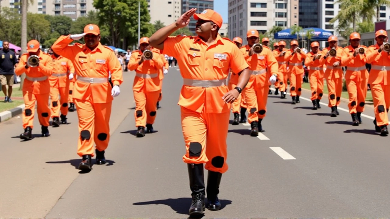 Participação das Forças de Segurança no Desfile Cívico-Militar de 7 de Setembro em Fortaleza