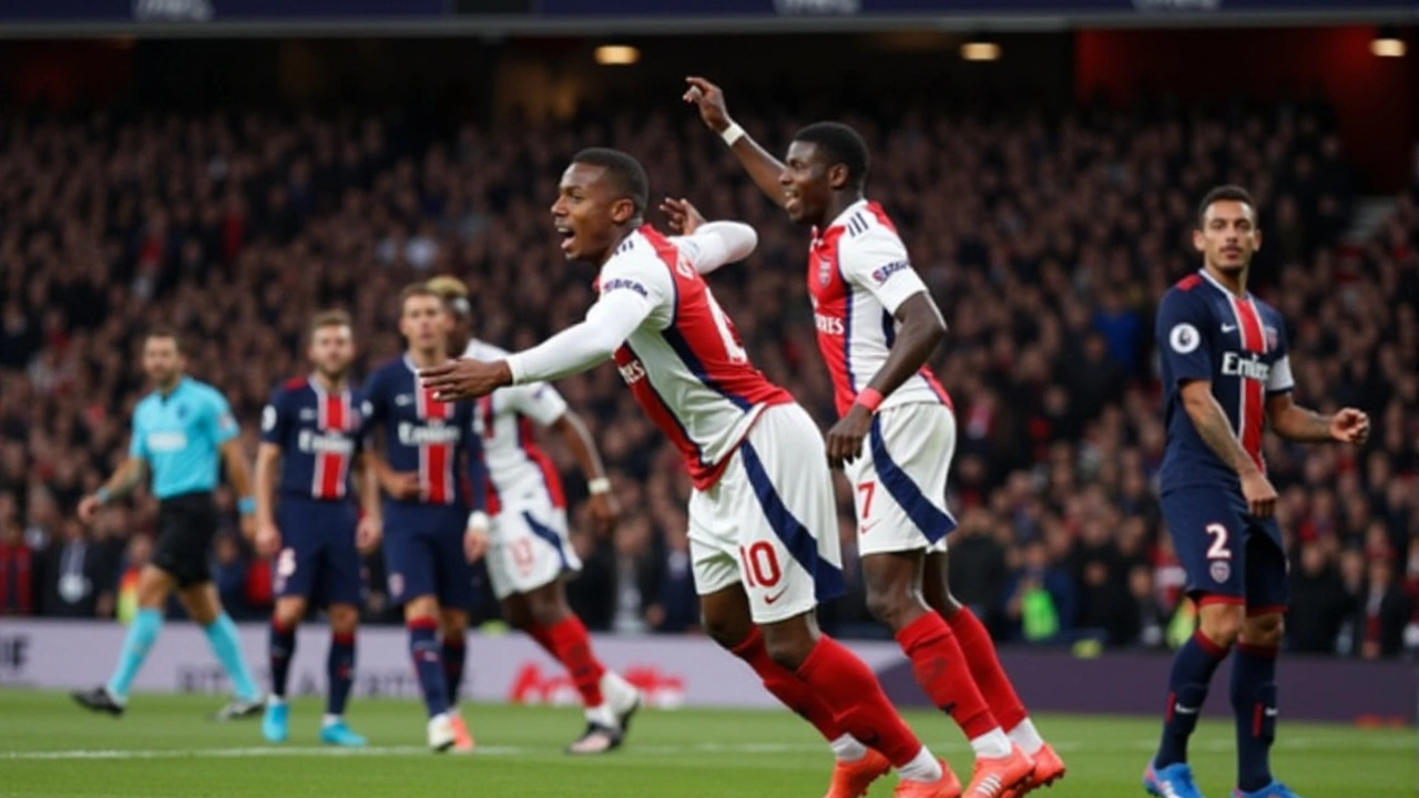 Arsenal vence PSG na Champions com exibição imponente